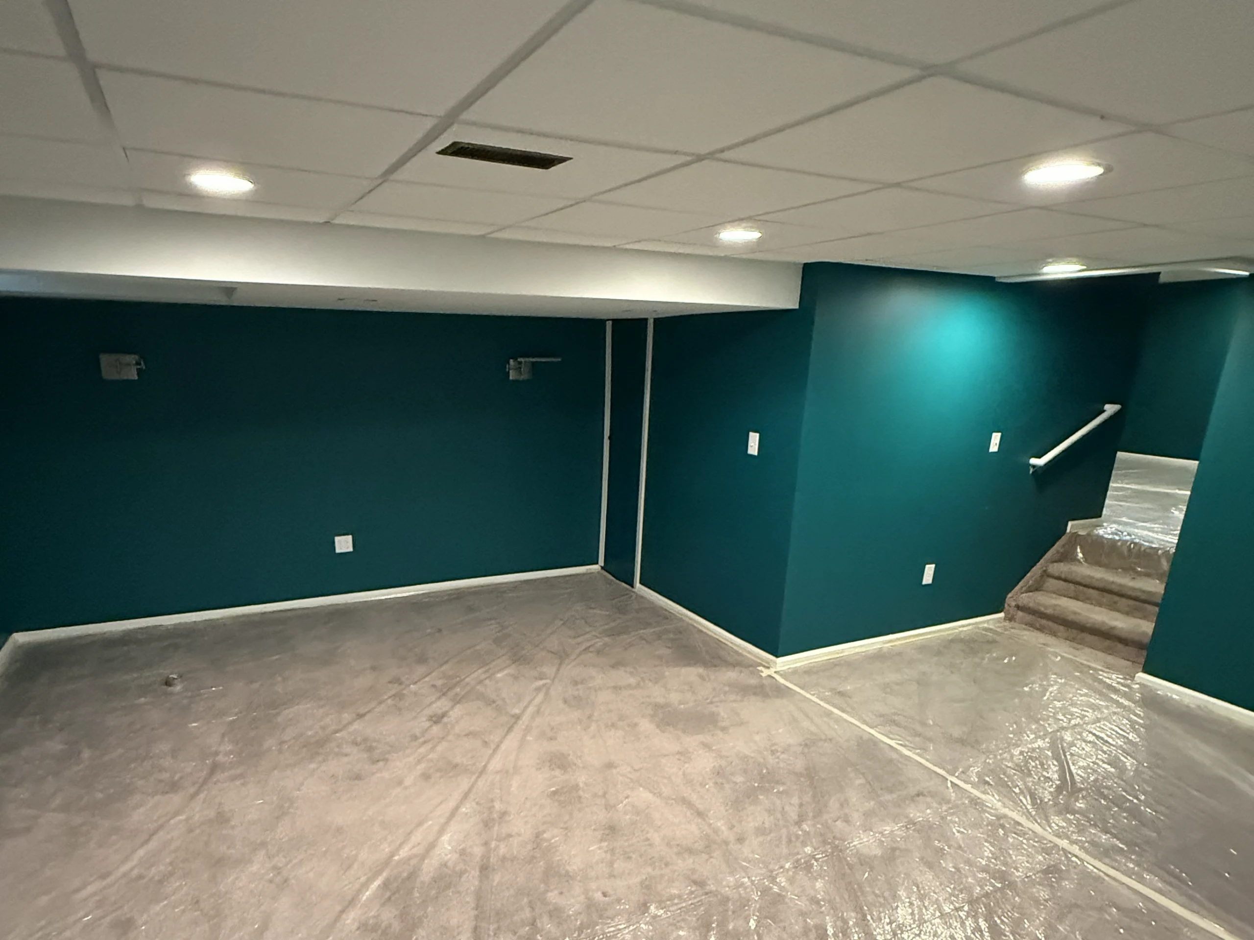 A photo of a residential painting project completed by The Painting Genie